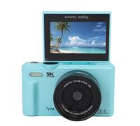 VBESTLIFE Cámara Digital de 5k para Fotografía, Cámara de Vlogging HD de 75MP con Pantalla de Flip de 180 ° de 3 Pulgadas, Punto de Zoom Digital de 18x y Cámara de Disparo para