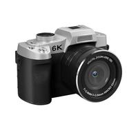 VBESTLIFE Cámara Digital de 6k para Fotografía, Cámara de Vlogging de 84MP para Youtube con Pantalla de Flip de 3 "180 °, Cámara de Viaje Compacta de Zoom de 18x. (Black)