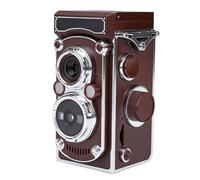 VBESTLIFE Cámara Digital Estilo TLR Retro, Mini Apuntar y Disparar Vintage con Vídeo HD de 2,7 K, Enfoque Automático de 24 MP, Cámara de Viaje con Bolsillos para Niños, Adolescentes y (Brown)
