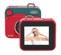 VBESTLIFE Cámara Digital para Niños, Punto de 48MP 1080p y Cámara de Disparo con Pantalla de 1.77 "y 6 Filtros - OTG Compartir, Videocámara de Llaves para Viajes en el Campus (Rojo)