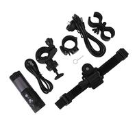 VBESTLIFE Cámara Impermeable para Bicicleta, Cámara para Casco WiFi H.264 de Compresión Tipo C de Aleación de Aluminio de 12MP para Motocicleta (Gris Oscuro)