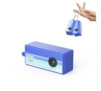 VBESTLIFE Cámara Llavero, Cámara Digital Pequeña de 12 MP y 1080p con Pantalla LCD de 0,96 Pulgadas, Gran Angular de 130°, 5 Filtros Retro, Mini Portátil para Adolescentes. (Blue)
