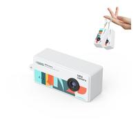 VBESTLIFE Cámara Llavero, Cámara Digital Pequeña de 12 MP y 1080p con Pantalla LCD de 0,96 Pulgadas, Gran Angular de 130°, 5 Filtros Retro, Mini Portátil para Adolescentes. (White)