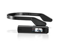 VBESTLIFE Cámara Montada en la Cabeza de 2.7K, Cámara de Video Vlog Portátil Manos Libres, 26 G de Peso Ligero, 120 Minutos, Control de Aplicación WiFi, para Caminar, (con Tarjeta de Memoria de