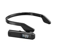 VBESTLIFE Cámara Montada en la Cabeza de 2.7K, Cámara de Video Vlog Portátil Manos Libres, 26 G de Peso Ligero, 120 Minutos, Control de Aplicación WiFi, para Caminar, (Sin Tarjeta de Memoria)