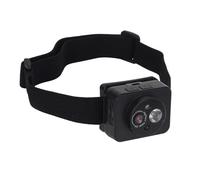 VBESTLIFE Cámara para la Cabeza de 1080p, Sensor de 2MP con Estabilización de Imagen Inteligente y Luz de Relleno, Grabadora de Video de Detección de Olas para Esquiar para el esquí de