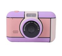 VBESTLIFE Cámara para Niños, Lente Doble con Pantalla de 2,4 Pulgadas, Cámara Digital HD de 48MP con Filtros de Flash Características Creativas para de Juguete para Niños (Violeta)