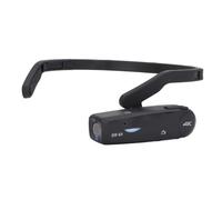 VBESTLIFE Cámara Portátil con Videocámara de Video 4K, Cámara de Video Vlog UHD 4K 30FPS Cámara Montada en la Cabeza Manos Libres, Vista Amplia de 130°, Control de Aplicación WiFi, Batería