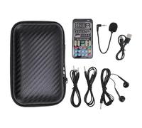 VBESTLIFE Cambiador de Voz Portátil con 8 Modos, Modulador de Voz en Tiempo Real para la Tableta de Teléfono PC | 80 Niveles Ajuste y Enchufe y Reproducen Tablero de Sonido