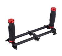 Vbestlife Camera Dual Grip Extender Handle Gimbal Stabilizer Rig Accesorio para Feiyu