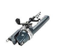 VBESTLIFE Caña de Pescar de Plástico Portátil con Carrete Incorporado, Anillos Guía de Acero Inoxidable para Pescar sin Complicaciones, Ideal para Entusiastas de la Pesca