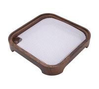 VBESTLIFE Capturadora de Escritorio para M4, Soporte de Muelle de Madera Premium con Red a Prueba de Polvo y Estructura Hueca Optimizada para la Disipación de Calor (Nuez)