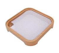 VBESTLIFE Capturadora de Escritorio para M4, Soporte de Muelle de Madera Premium con Red a Prueba de Polvo y Estructura Hueca Optimizada para la Disipación de Calor (Madera de Haya)