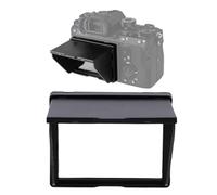 VBESTLIFE Capucha de Pantalla LCD de 3.2 Pulgadas, Cubierta de Sombra Solar de Cámara Plegable Universal con Abdominales, Bloqueador Anti -luz del Sol para la Visibilidad de la Pantalla