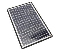 VBESTLIFE Cargador Solar de 12 W y 5 V, Cargador de Panel Solar Portátil de Alta Eficiencia con Clasificación de Protección IP65 con Doble USB para Luz de Emergencia de Teléfono Móvil