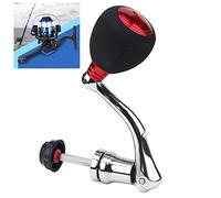 Vbestlife Carrete de Recambio Metal Power Mango Parte - Balancín de Metal Grip Pesca Spinning Carrete Handle Grip, 2000 & 3000 Red-Medium