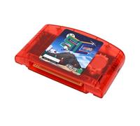 VBESTLIFE Cartucho Flash N64 de Código Abierto, Compatible con 64DD, Tarjeta SD Incorporada de 32 GB para SNES GB GBC SMS GG CHF (rojo transparente)