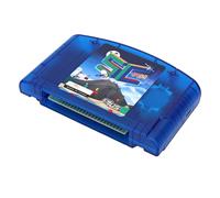 VBESTLIFE Cartucho Flash N64 de Código Abierto, Compatible con 64DD, Tarjeta SD Incorporada de 32 GB para SNES GB GBC SMS GG CHF (azul transparente)