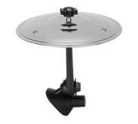 VBESTLIFE Casmbal de Choque de Automóviles, Ventilación de Aire de Platillo, Mini Tambor Cimbal para Ventilación del Automóvil, Adecuado para Todo Tipo de Vehículos (SILVER)