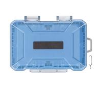 VBESTLIFE Caso de la Tarjeta de Memoria, Impermeable Profesional y Anti Shock, para 4 X Tipo B, 4 X Tipo A, 4 X Tarjeta de Almacenamiento, 12 X Tarjeta de Memoria, 5 X Tarjeta SIM (Blue)
