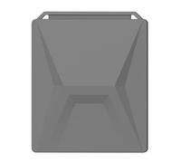 VBESTLIFE Caso Protector de Starlinkmini, Cubierta de Silicona a Prueba de Golpes para Antena de Plato Satelital con Diseño de Panal, a Prueba de Lluvia, a Prueba de Sol (Grey)