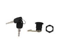 VBESTLIFE Cerradura Trasera Universal para Motocicleta, Baúl de Almacenamiento Eléctrico para Scooter, Plástico de Aluminio, Resistente a la Intemperie, a Prueba de óxido (un Gancho Largo)