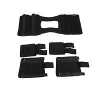 VBESTLIFE Chaleco con Peso Ajustable de Larga Duración para Entrenamiento de Fuerza con Pesas para Piernas y Brazos, Opción de 15 Kg, Tela de Malla Resistente Al Desgaste, Negro (35kg)
