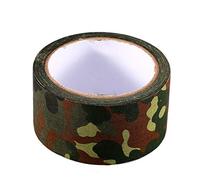 VBESTLIFE Cinta al aire libre de la tela del camuflaje biónico del 10m, cinta adhesiva impermeable de la cinta del camuflaje de la caza del camping(1# camuflaje punto alemán)