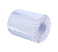 VBESTLIFE Cinta de Advertencia Reflectante, Cinta autoadhesiva Reflectante, Adhesivo de Seguridad para Todo Tipo de automóviles, Camiones, remolques, Barcos (5 cm * 3 Metros)