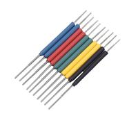 VBESTLIFE Clip de Gancho Micro IC Universal de 10 Piezas para Chip SOP SOIC TSSOP MSOP QFP IC, Adaptador de Clips de Prueba sin Soldadura con Material ABS Aislado