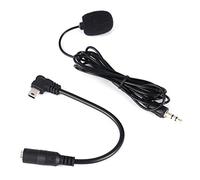 VBESTLIFE Clip de micrófono Externo Negro de 3,5 mm en micrófono + Cable Adaptador, antirruido de Baja impedancia para Hero4 3/3 +/Hero4