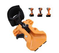 VBESTLIFE Colgador de Cintura para Herramientas Eléctricas, Clip Universal para Cinturón de Herramientas para Taladros y Conductores Eléctricos, con Diseño de Bloqueo Automático Seguro,