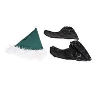 VBESTLIFE Conjunto de Disfraz de Elfo Navideño para Adultos con Cinturón Elástico, Material de Tela Suave, Kit de Cosplay para Parejas, Ideal para Representaciones Teatrales y Fiestas de Disfraces