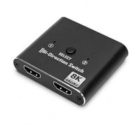 VBESTLIFE Conmutador HD 2.1, Bidireccional 8K 60Hz HDR HDCP 2.3 3D UHD con Chip IC de Aleación de Aluminio de 3 Puertos Cable de 5M para PC DVD UHD TV Proyector de Pantalla