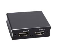 VBESTLIFE Conmutador HD 2.1, Salida 2 en 1 Compatible con Conmutador HDMI 8K 60Hz 4K 120Hz 48Gbps con Entrada de 15 M y Salida de 20 M, para Juegos de Cine en Casa en el Trabajo