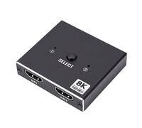 VBESTLIFE Conmutador Hdmi, Conmutador Bidireccional 2 en 1 Salida 8K 60Hz con HDR Hdmi 2.1 para Consola de Juegos PC UHD TV