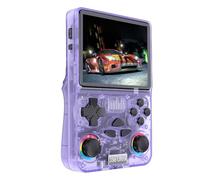 VBESTLIFE Consola de Juegos Portátil Retro, Pantalla IPS de 4,0 Pulgadas 720x720, 64 GB Integrados Más de 22.000 Juegos Clásicos, WiFi Portátil, para Adultos y Niños (Purple)