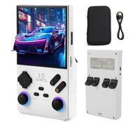 VBESTLIFE Console de Juegos de Mano V40 MAX Retro, 8GB+ 256GB, Emuladores Incorporados de 49+, Pantalla HD HD de 4.0 Pulgadas, Batería de 4000 MAh, Consola de Videojuegos Portátiles (White)