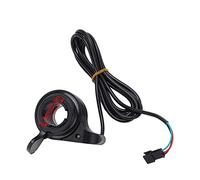VBESTLIFE Control de Velocidad del Acelerador del Pulgar, 12V 24V 36V 48V 60V 72V Acelerador de Acelerador de Dedo Universal Accesorio Universal para Scooter de Bicicleta Eléctrica
