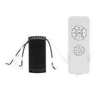 VBESTLIFE Control Remoto de Lámpara de Ventilador de Techo, Control Remoto de Luz de Ventilador de 3 Velocidades con Temporizador y Atenuador para de CA, Kit Universal RF433 de 1000 W, Incluye