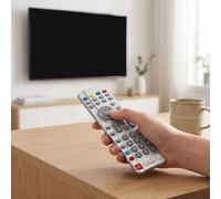 VBESTLIFE Control Remoto de TV por Voz, Reemplazo de Control Remoto Universal Apto para AQUOS SHW 0134, 0122, 0115, 0116 DH 2086, 2087, etc.