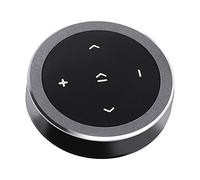 VBESTLIFE Control Remoto en el Volante, Botón Multimedia Inalámbrico Bluetooth 4.0, Control de Música con Perilla de Volumen, Comando de Voz para, Controlador de Teléfono Manos Libres para