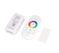 VBESTLIFE Controlador, Atenuador Remoto RF Táctil Inalámbrico 2.4G para Tira LED, DC 12 24V, 144W 8A, Alcance 30m, 20 Programas Dinámicos