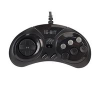 VBESTLIFE Controlador de Juego de 16 bits para 9 Pines 16 bits Mini Gamepad Clásico Ergonómico de Mano con Botones Direccionales de Esfera Redonda