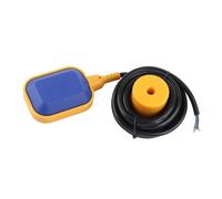 VBESTLIFE Controlador de Nivel de Agua con Interruptor de Flotador, Interruptor de Flotador Automático con Cable de 3,7 M para Control de Bomba, Sensor de Fluido Líquido Ajustable de Polipropileno
