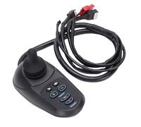 VBESTLIFE Controlador de Silla Eléctrica, 50 A Universal con Conector de Freno Magnético de Alta Corriente, Función de Retención de Rampa, 6 Botones y Joystick