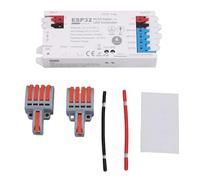 VBESTLIFE Controlador de Tira LED Digital, Controlador LED de 4 Canales Micrófono Incorporado para Sincronización de Música, 15A, Puerto UART, Compatible con Aplicación WLED