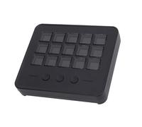 VBESTLIFE Controlador de Transmisión, Teclado LCD Personalizable con Teclas Macro para OBS, Creación de Contenido de PC, Acciones de Activación, Control de Medios RGB Compacto