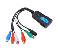 VBESTLIFE Convertidor de Componente a HDMI, Adaptador YPbPr R/L a HDMI Compatible con 1080P para TV Box, VHS, VCR, DVD, HDTV, Proyector