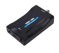 VBESTLIFE Convertidor HDMI a BNC, Convertidor de Señal de Audio de Vídeo HD a Analógico con Salida de Sonido de 3,5 Mm, para DVD DVR Cámara de Seguridad TV Box Consola de Juegos